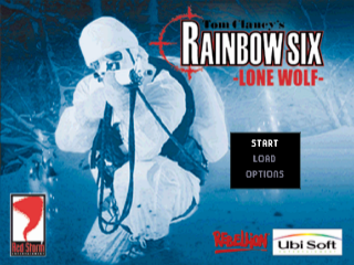 Rainbow Six title screen for Playstation
